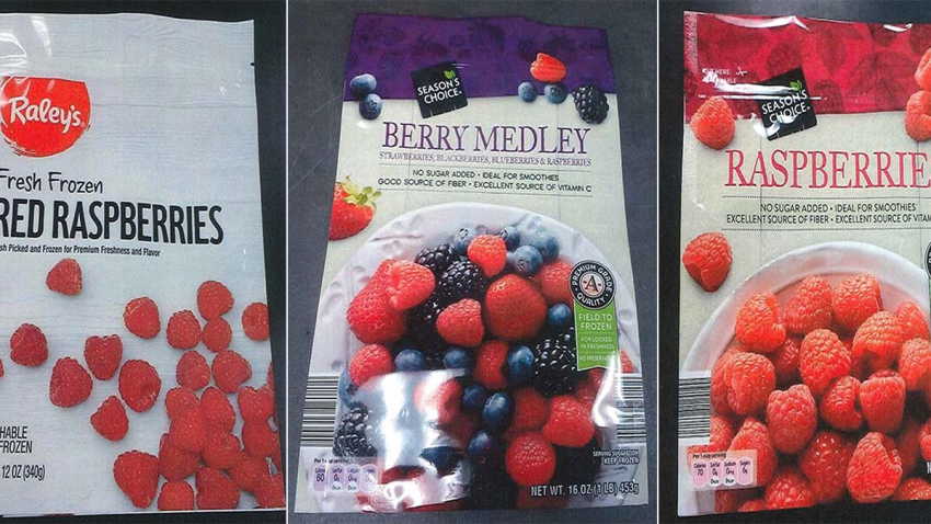 recalled raspberries
