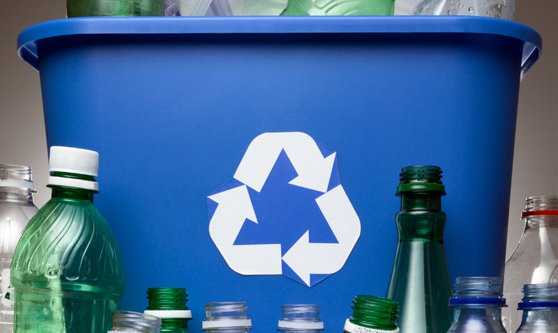 Botellas recicladas