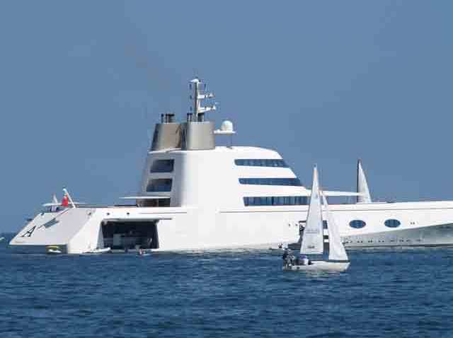 $300 million Yacht "A" in Santa Barbara