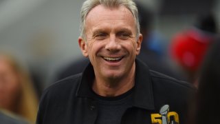 Hall of Fame quarterback Joe Montana.