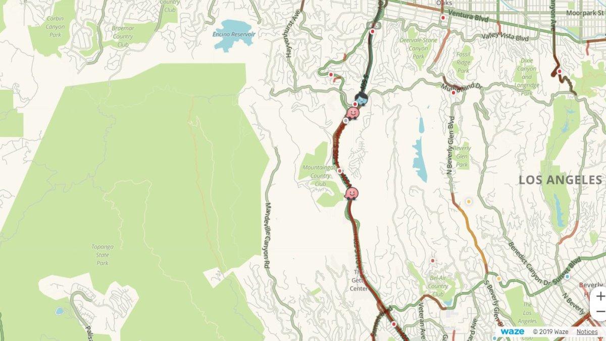 Truck Fire Closes Four Lanes of Southbound 405 Freeway – NBC Los Angeles