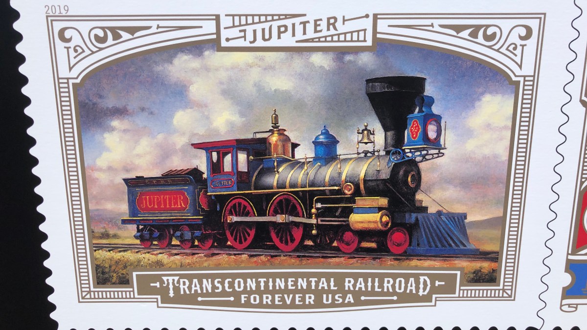 Postal Service Unveils Transcontinental Railroad Forever Stamps NBC