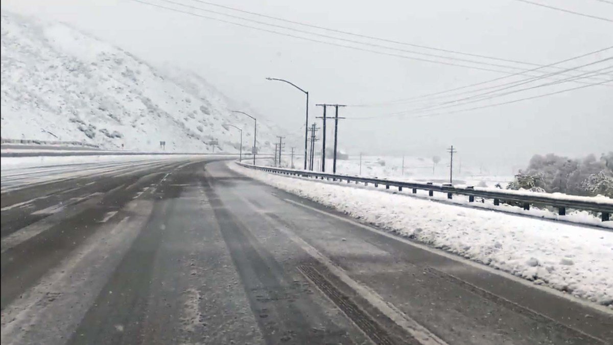Cold Winter Storm Blasts SoCal, Closing Mountain Passes and Flooding