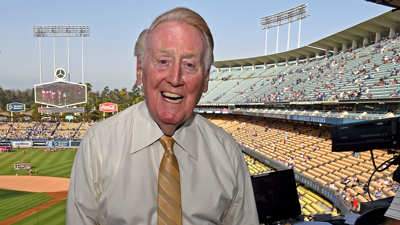 Vin Scully Photos of a Broadcast Legend