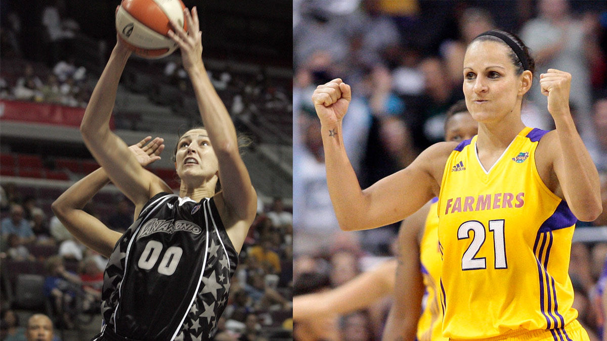 Wnba All Stars Penicheiro Riley Hunter Headline Hall Of Fame Class Nbc Los Angeles 