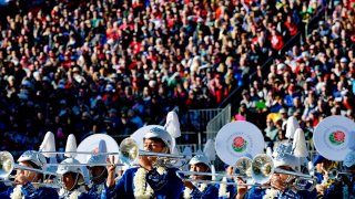 A view of the 2020 Rose Parade.