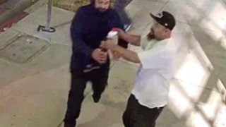 Mario Alvarado, 43, and Julian Mejia, 34, were taken into custody
today by members of the multi-agency SAFE LA Task Force and booked on suspicion
of arson and looting.