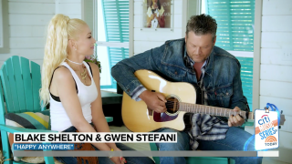 Gwen Stefani and Blake Shelton perform their hit song "Happy Anywhere" live on TODAY