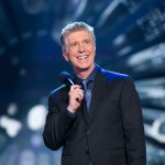 In this Nov. 23, 2015, file photo, Tom Bergeron hosts the final four couples in "Dancing With the Stars."