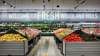 Amazon's new FRESH grocery store in Woodland Hills, California.