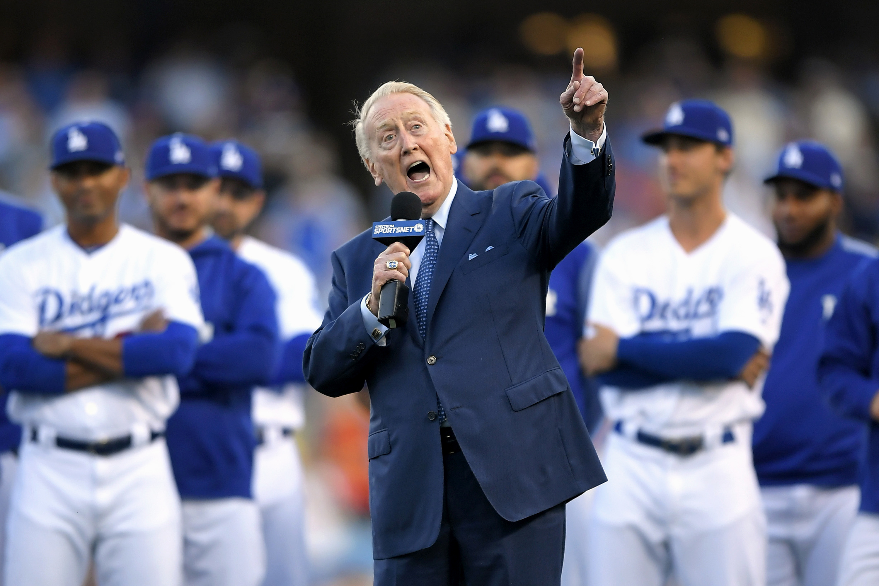 Los Angeles Dodgers Vin Scully 1972 2022 thank you for the