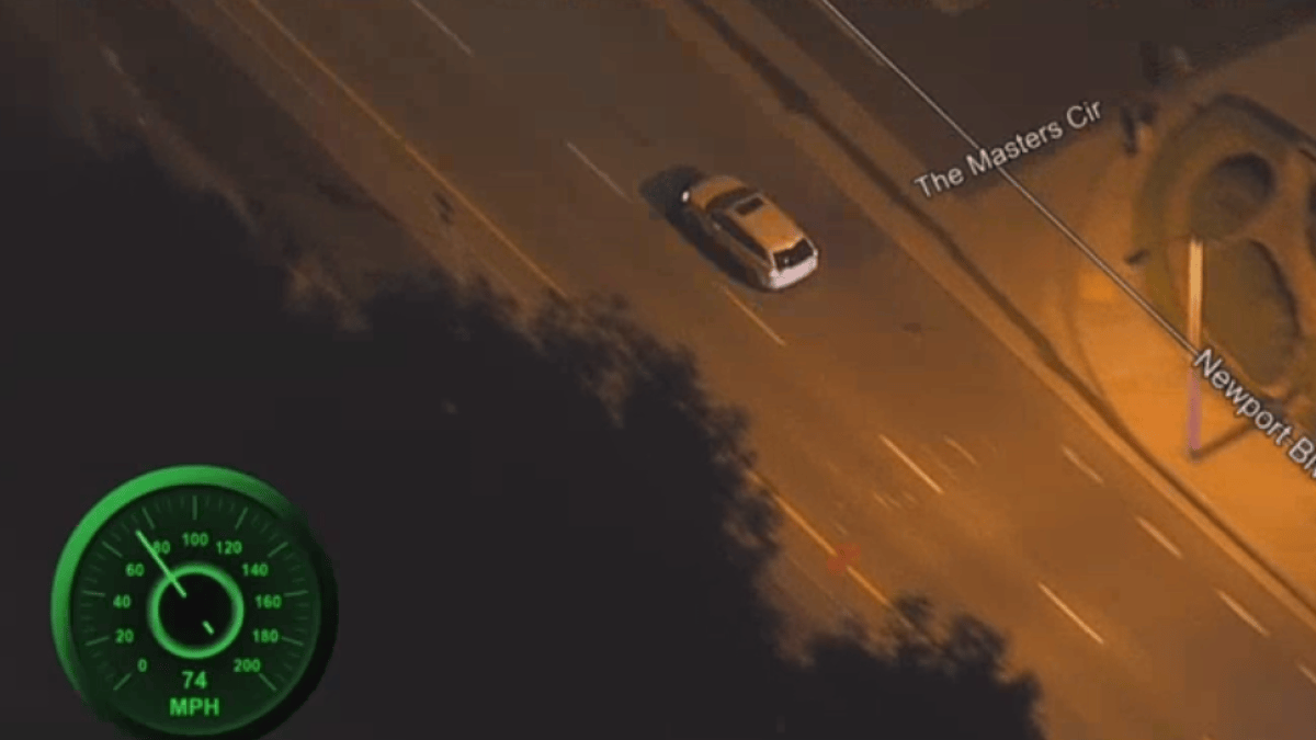 Driver Arrested After Reckless, High-Speed Pursuit in Orange County ...