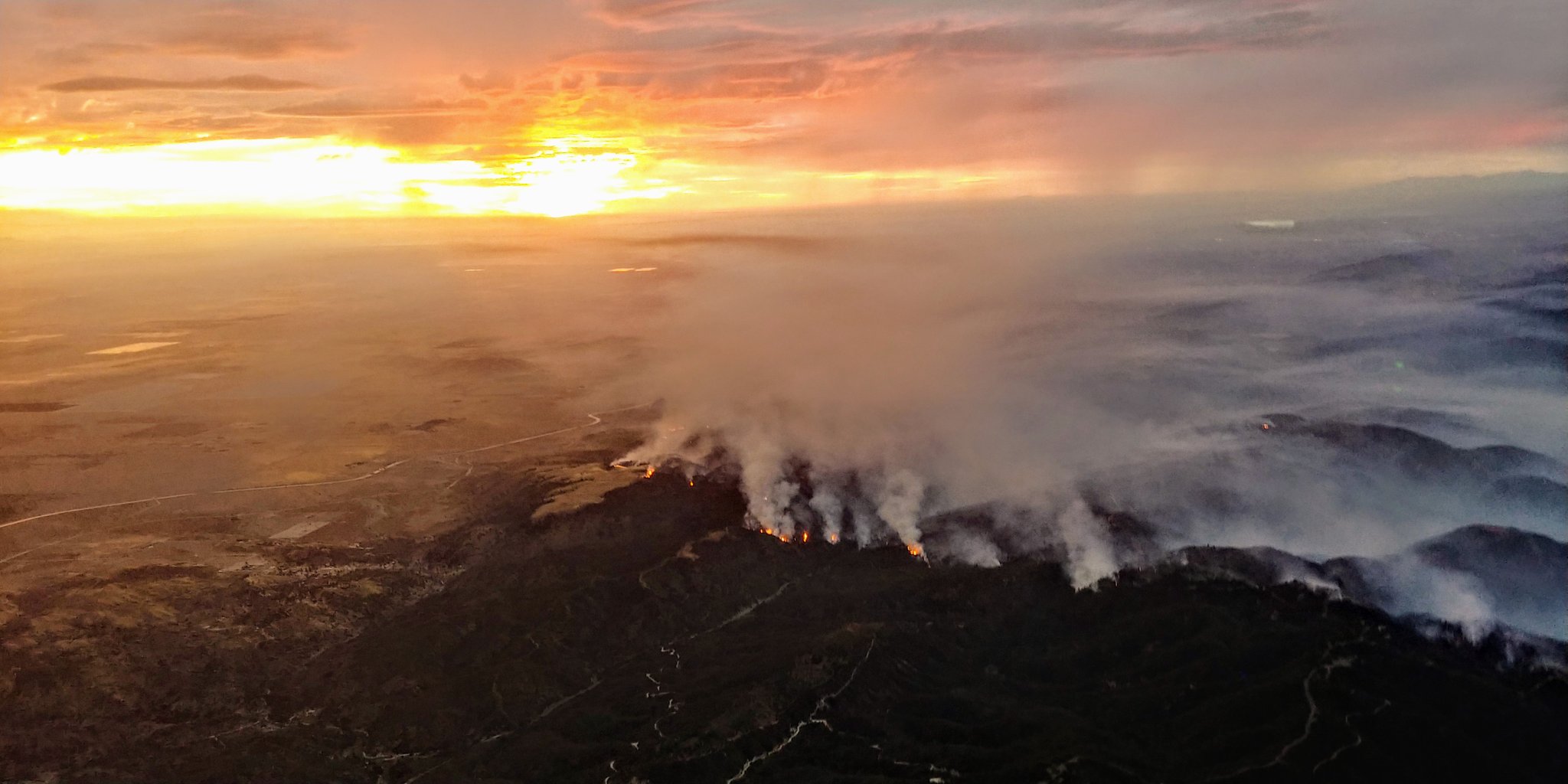 Photos Lake Fire Smoke as Seen From Around Southern California NBC