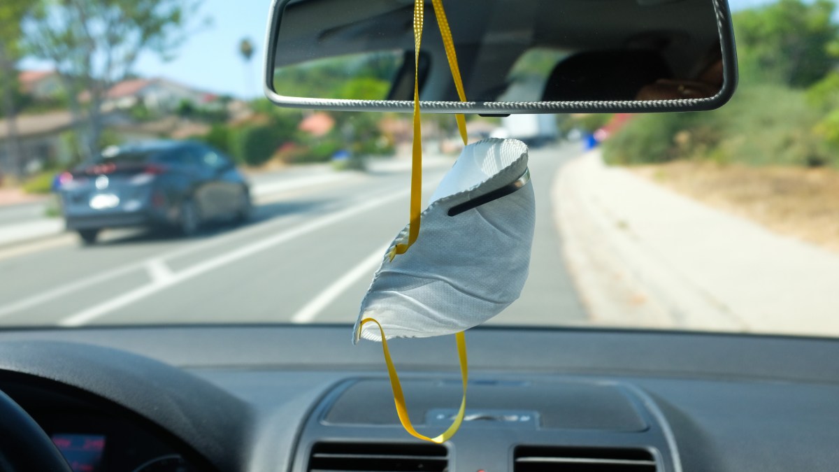 Why You Shouldn’t Hang Masks From Your Car’s Mirror NBC Los Angeles