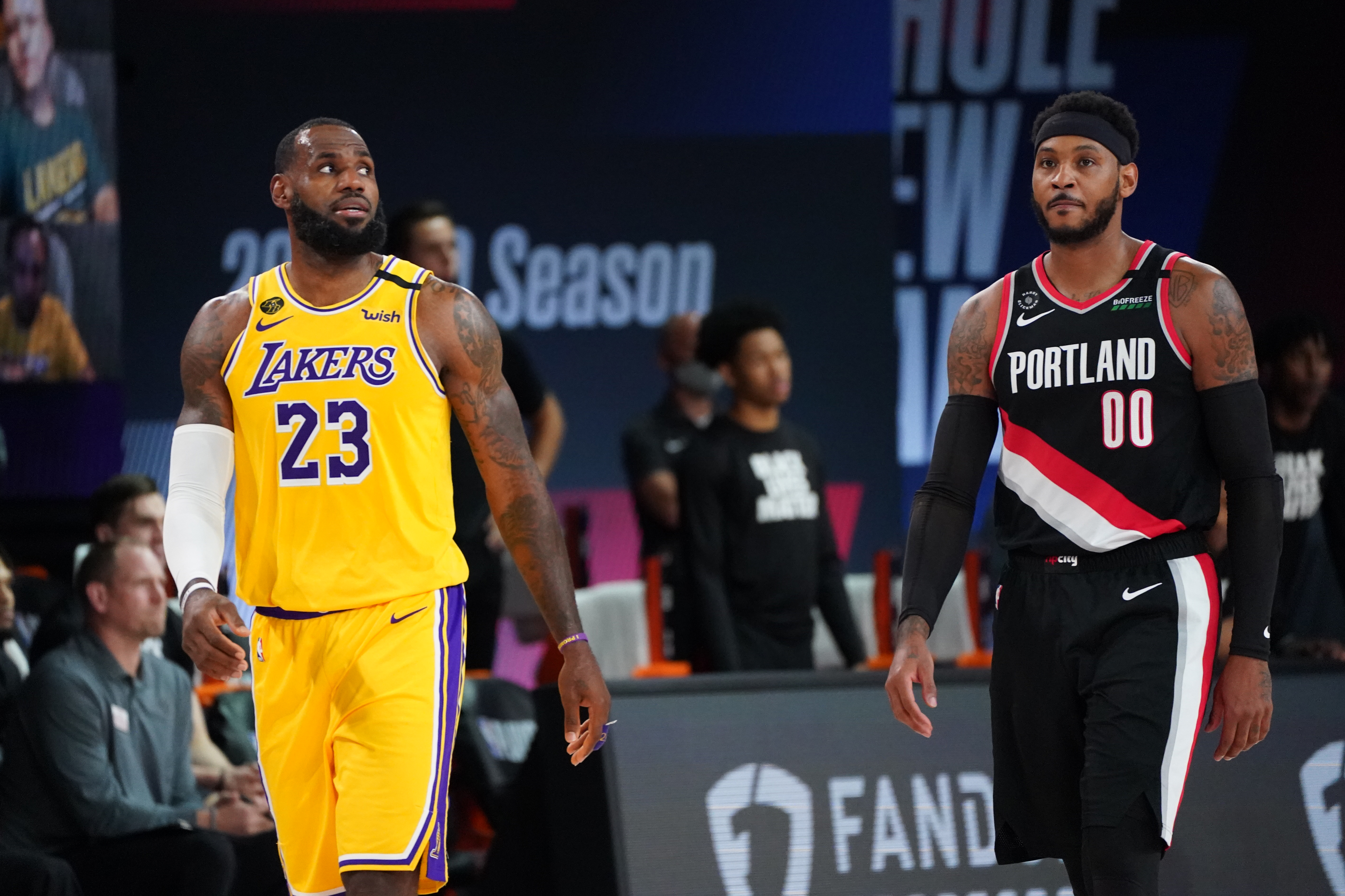 Blazers Stun Lakers, 100-93, to Win Game 1 of First Round Series