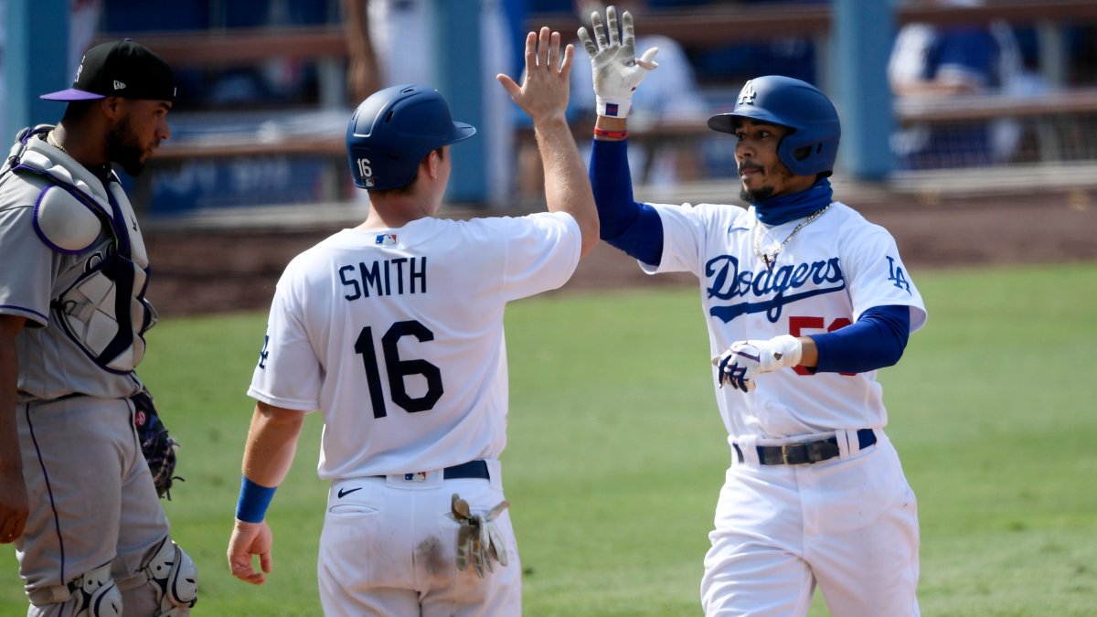 Dodgers beat Rockies 2-1 on Betts' infield single in 9th