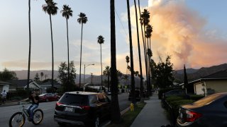 The Ranch 2 fire burns in Azusa