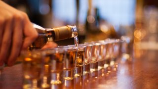 Stock Image: Shot glasses