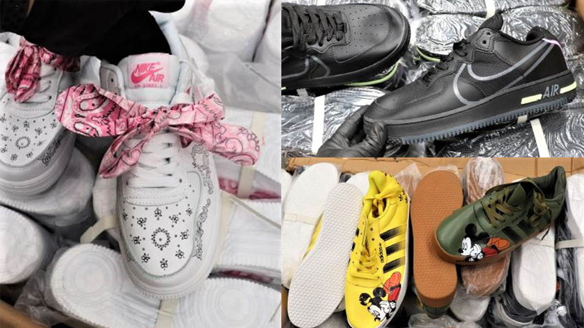 Port Director of the LA/LB Seaport on X: LA/Long Beach Seaport @CBP  Officers seized over 9,600 pieces of counterfeit shoes, handbags, and  backpacks destined for sale in New York. In total, this