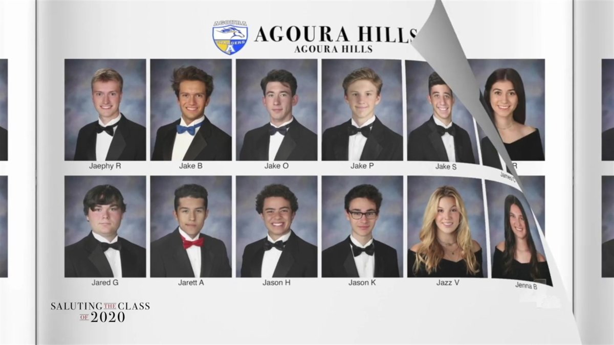 Saluting the Class of 2020 — Agoura High School NBC Los Angeles