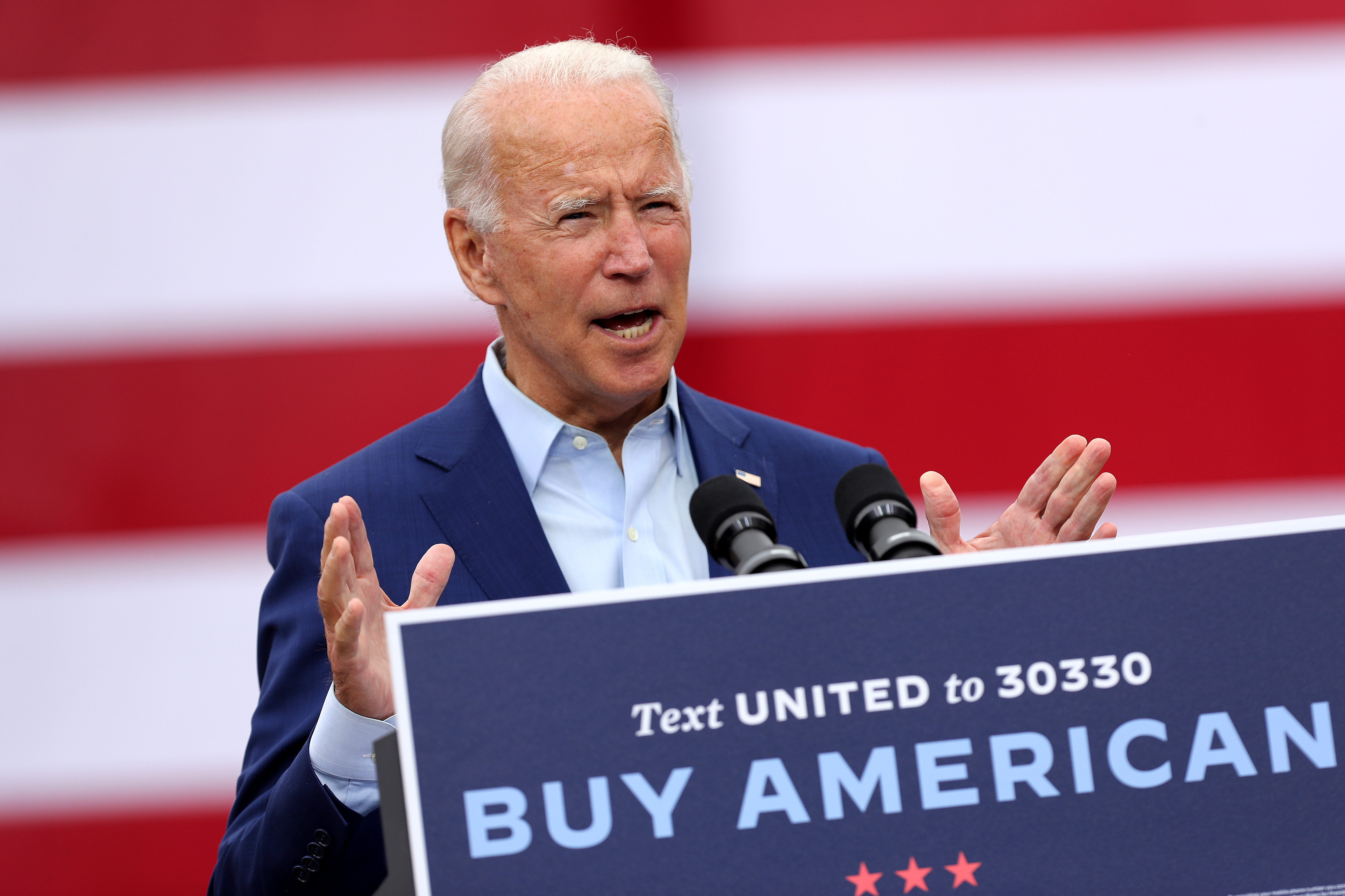 Poll: Biden Continues to Hold Double-Digit National Lead Over Trump 1