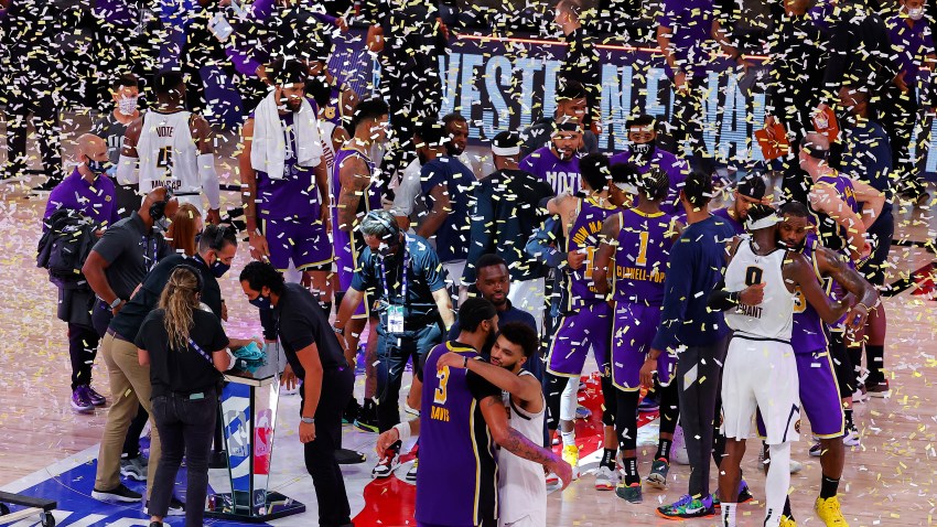 The Lakers Are Champions Again. LeBron James Lifts LA Past ...