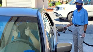 The Helpful Honda people will be pumping gas for firefighters, Honda owners and other lucky drivers in San Diego County beginning Monday, Sept. 21 for a limited-time promotion.