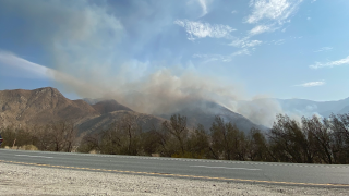 Snow Fire Near Palm Springs Grows To 6 013 Acres 450 Homes Threatened Nbc Los Angeles