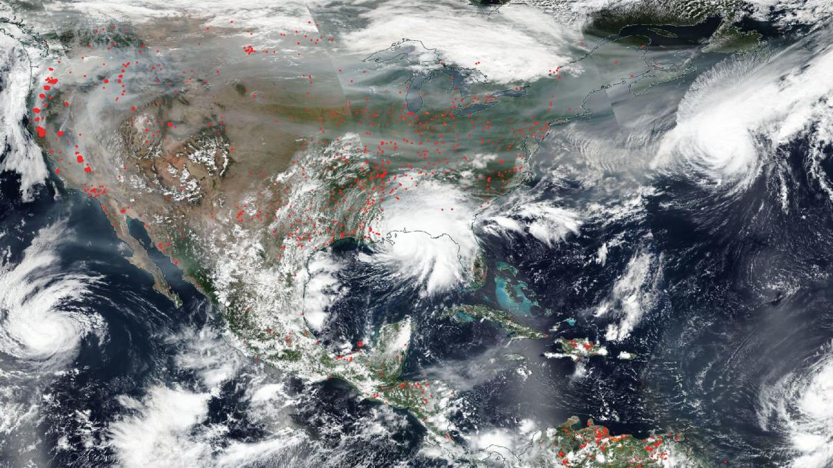 Smoke and Fire From Space Wildfire Images From NASA Satellites NBC