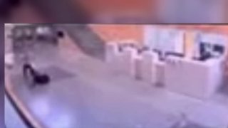 Security footage from inside LAPD’s Harbor Division shows an attacker pistol-whipping an LAPD officer in San Pedro.
