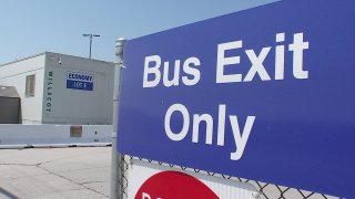 LAX bus sign