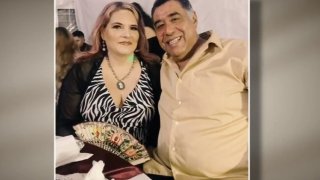 Raúl Cabrera who was attacked by a man without provocation, motive or apparent cause, with his wife Socorro Cabrera.