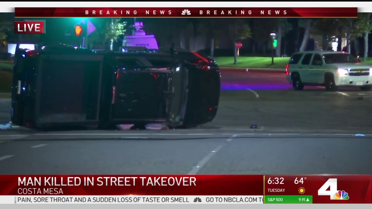 One Killed in Apparent Street Takeover Crash in Costa Mesa – NBC Los ...