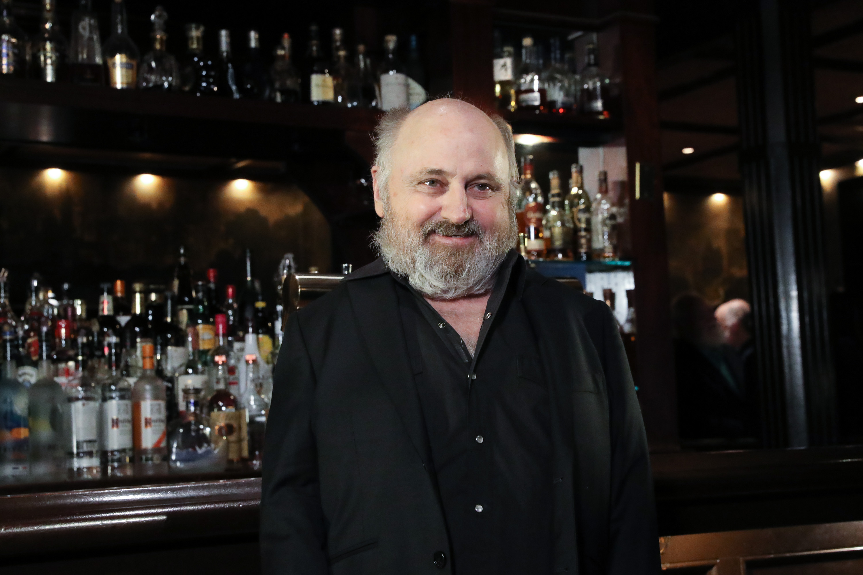 In this April 11, 2018, file photo, Clark Middleton attends "The Iceman Cometh" Broadway Meet The Press at Delmonico's in New York City.