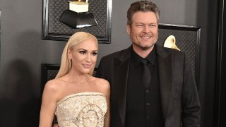 In this Jan. 26, 2020, file photo, Gwen Stefani and Blake Shelton attend the 62nd Annual Grammy Awards at Staples Center in Los Angeles.