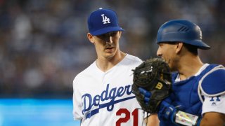 Austin Barnes and Walker Buehler