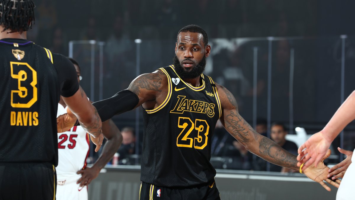 Wearing Their Black Mamba Jerseys, Lakers Beat the Heat, 124-114, to Take  2-0 Lead in NBA Finals – NBC Los Angeles