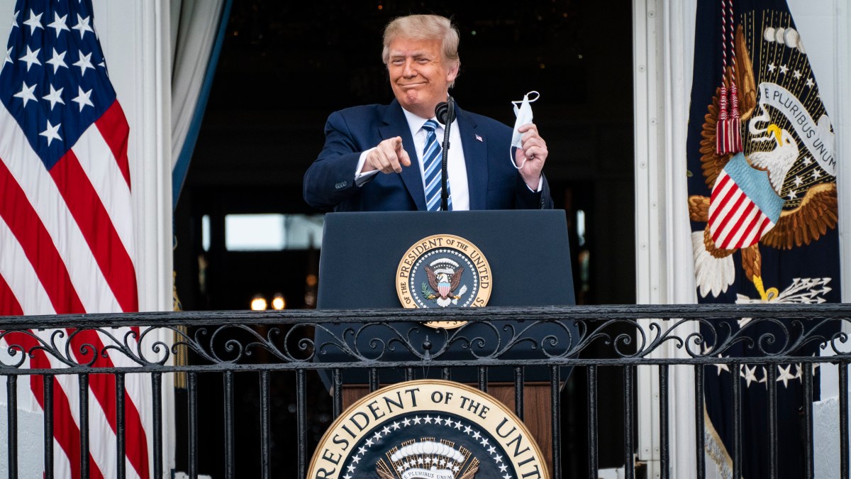 Trump Claims He's Free of Virus, Ready for Campaign Trail 1