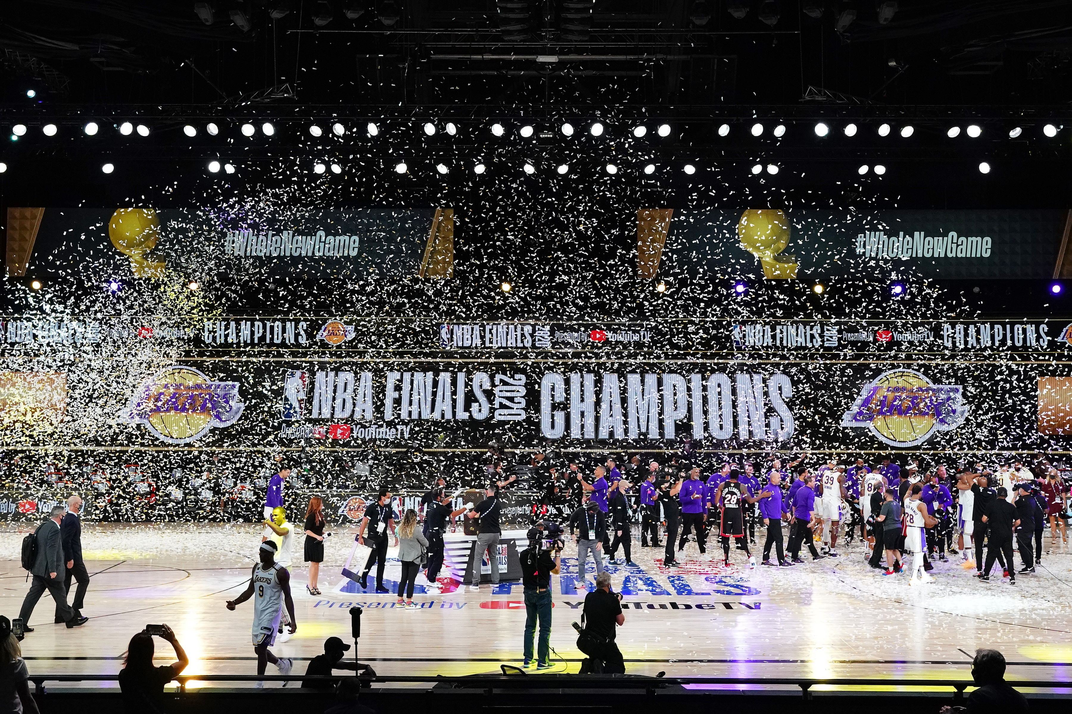 NBA finals 2020: Los Angeles Lakers celebrations, pictures, videos