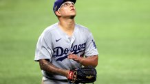 League Championship - Los Angeles Dodgers v Atlanta Braves - Game Three