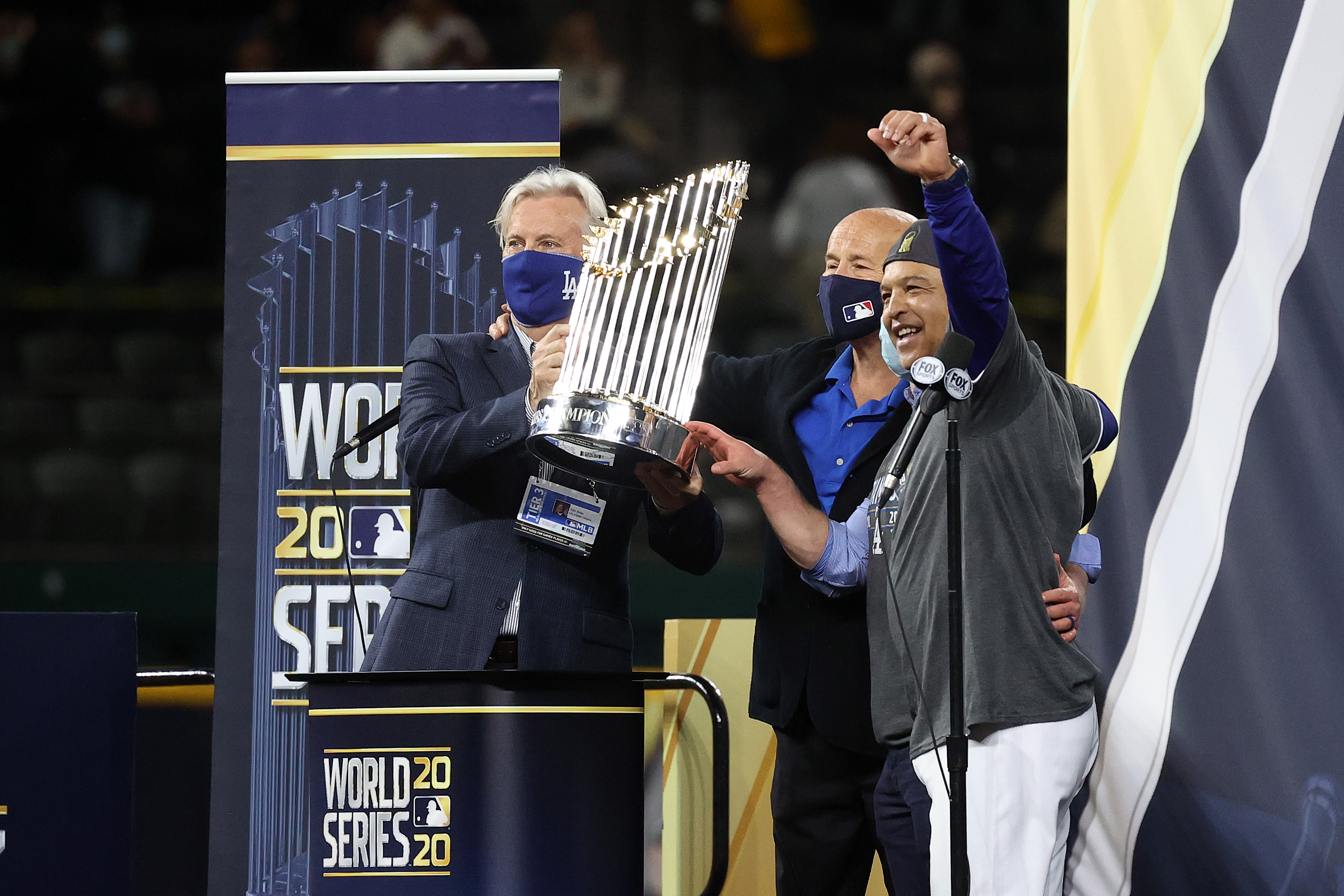 Photos: Dodgers Celebrate Their First World Series Title In 32 Years ...