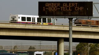 Archive photo – Fountain Valley. A kidnapping case triggered the first use of the state’s new Amber alert system, which is activated when children are abducted. The kidnapper was killed and the two teenagers were found alive. (Photo by Rick Loomis/Los Angeles Times via Getty Images)