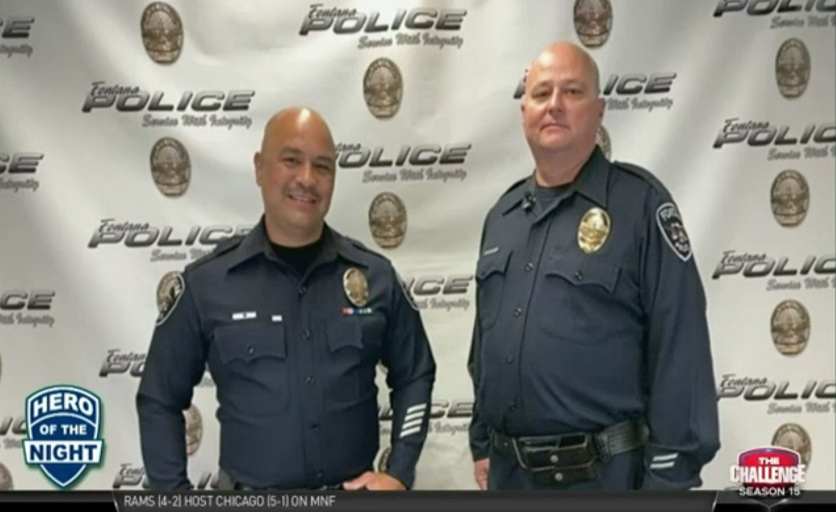 The Challenge Hero of the Night – Officers Romero and Reed – NBC Los Angeles