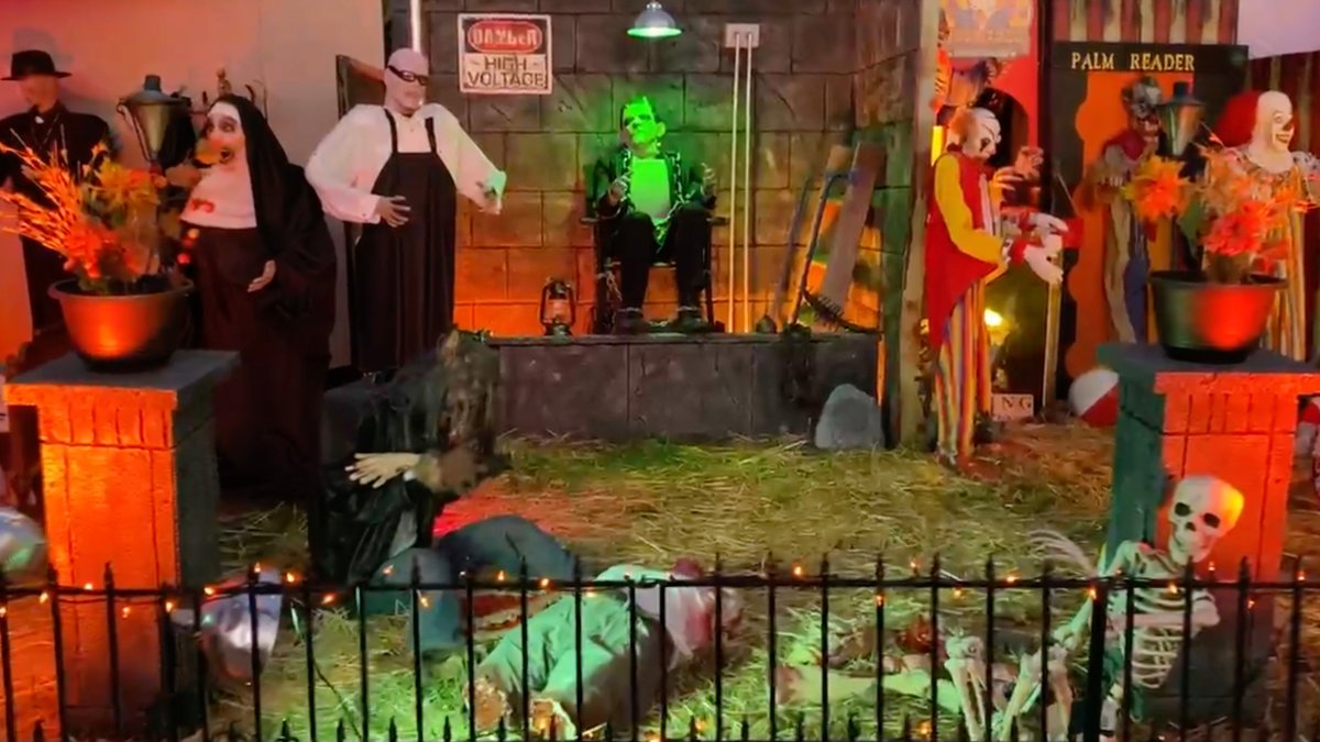 Torrance Halloween House Has IT Clown, Scary Nun and More NBC Los Angeles