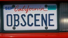 California Judge Says Ban On Offensive Vanity Plates Violates Free Speech