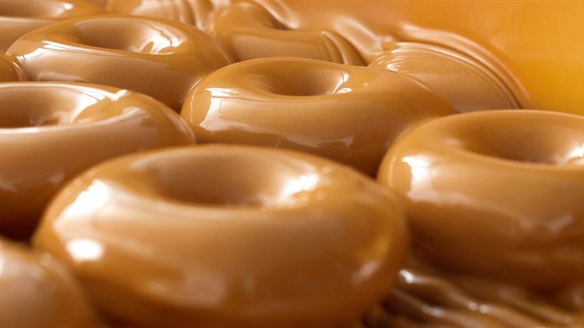 Krispy Kreme’s caramel-glazed doughnuts debut.