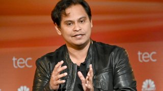 Imran Khan, co-founder and CEO of Verishop, speaking at the TEC Summit on October 29, 2019 in New York City.