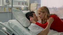 (from left) Solomon “Sol” Chau (Harry Shum Jr) and Jenn Carter (Jessica Rothe) in All My Life, directed by Marc Meyers.
