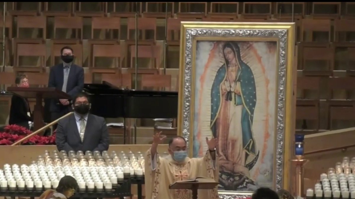 First Indoor Mass Held in LA Cathedral Since July NBC Los Angeles