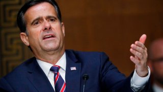 Rep. John Ratcliffe, R-TX, testifies before a Senate Intelligence Committee nomination hearing on Capitol Hill in Washington,DC on May 5, 2020. - The panel is considering Ratcliffes nomination for Director of National Intelligence.